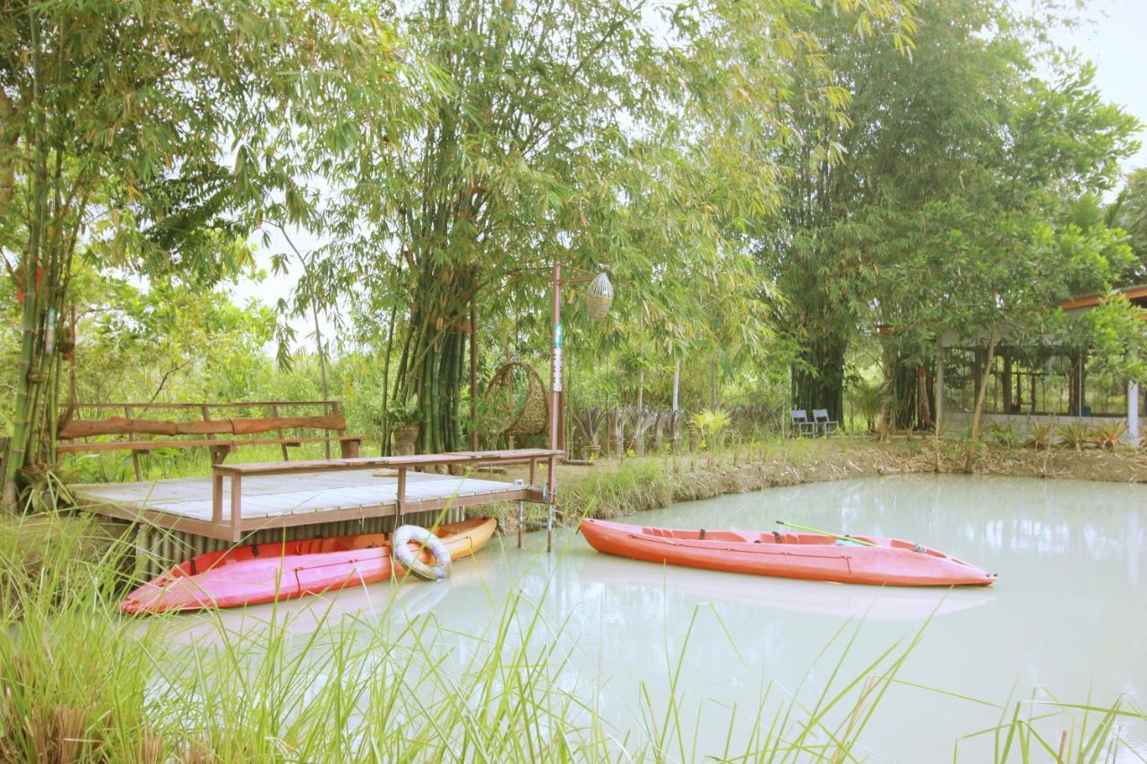 เรือนไทยใจสุขเอ๋ย Hotel Ban Bang Wa Ngoại thất bức ảnh